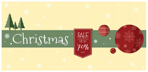 Christmas sale flyer