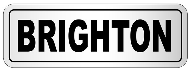 Brighton City Nameplate