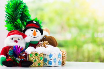 Background for Christmas Time, Blank space for greeting message.