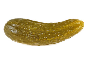 Pickles cucumber isolated on white background