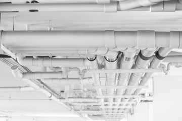 Water pipe engineering, clean line watering transport system in the building