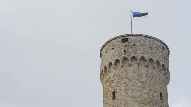 Pikk Hermann tower in Tallinn, Estonia.
