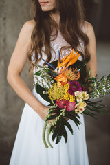 Wedding bouquet of the bride, the wedding bouquet, wedding floristry