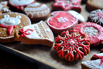 christmas gingerbread cookies homemade baking ingredients