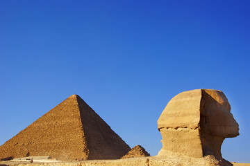 The Great Sphinx and The Great Pyramid of Giza