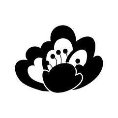 cherry flower nature delicate bloom image vector illustration