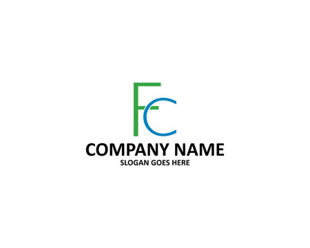 fc letter logo