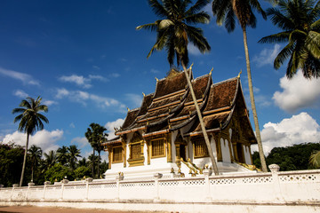 Luang Prabang, Laos - October 20, 2017: Royal Palace Museum of Luang Prabang city in Laos (The...