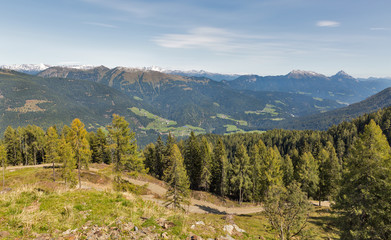 Fototapeta na wymiar Alpine landscape in Western Carinthia, Austria.