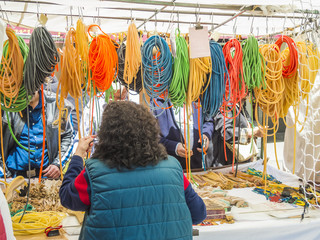 Fototapeta premium The typical street market of the city of Madrid