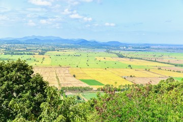 Agricultural Landscape in the Countryside of Thailand