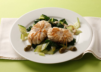 seeteufelmedallions auf mangold