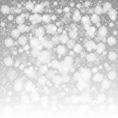 White snow background