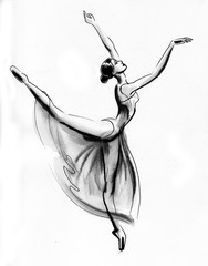 Dancing ballerina © berdsigns