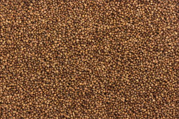 Buckwheat groats background
