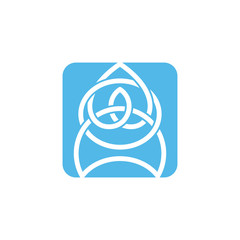 square box shape style modern icon logo vector