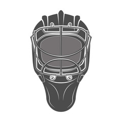 Goalkeeper hockey helmet
