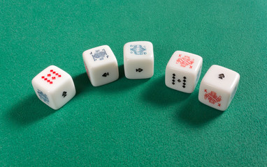 Straight on Poker Dice