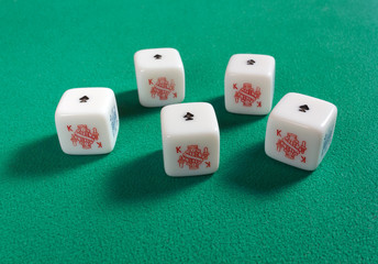 Five of a Kind on Poker Dice