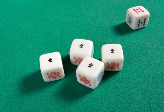 Four of a Kind on Poker Dice