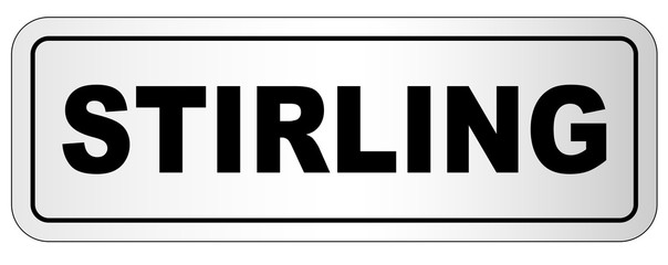 Stirling City Nameplate