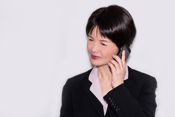 Fototapeta na wymiar Portrait of an Asian business woman 