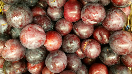 Fresh plums for sale