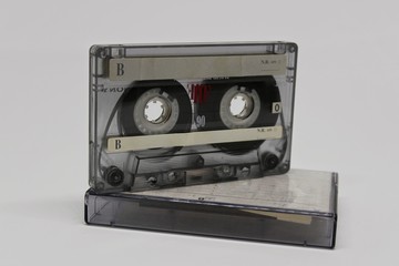 Old and isolated cassette tape