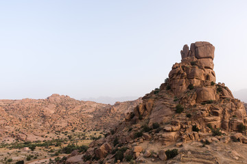Fototapeta premium Chapeau de Napoléon, Tafraout, Maroc