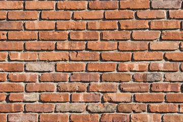 Red Brick Wall Background