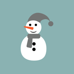 snowman icon vector illustration