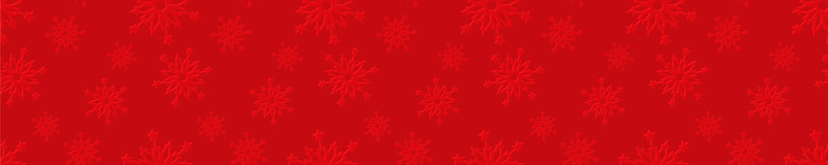Snowflakes christmas border