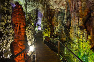 Obraz premium Dikteo Andro Cave also known as birth place of Zeus in Crete, Greece.
