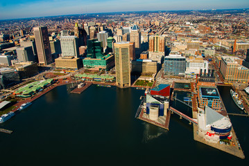 Fototapeta na wymiar Baltimore Inner Harbor