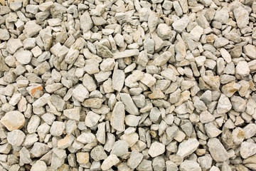 Closeup photo of crushed granite rocks