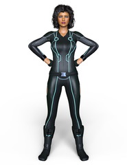 Fototapeta premium スーパーウーマン