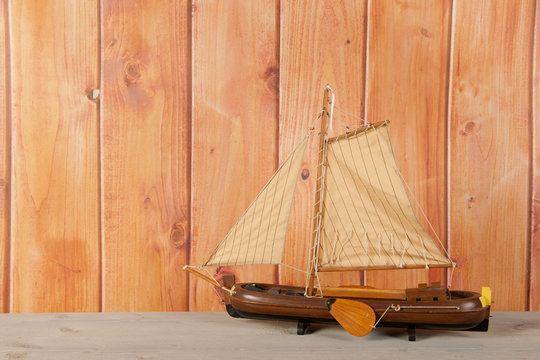 Miniature sailboat from Holland