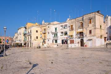 Piazza Ferrarese in the center of Bari