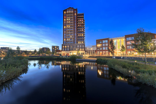 Residential Appartment Complex During Dusk