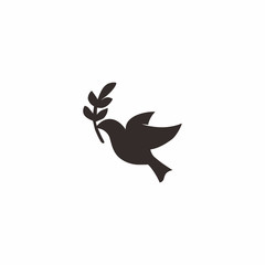 Fototapeta Dove Peace Logo Icon obraz