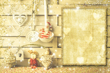 Background for writing the Christmas menu