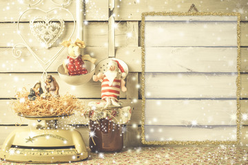 Christmas menu or greeting card