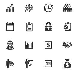 Business icons set