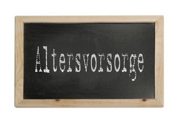 Altersvolrsorge - Symbolfoto