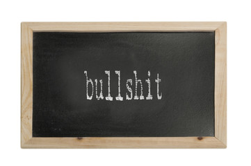 Obraz premium Bullshit - Symbolfoto für Missachtung