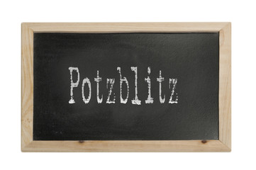 Potzblitz - Symbolfoto für Ausruf des Erstaunens