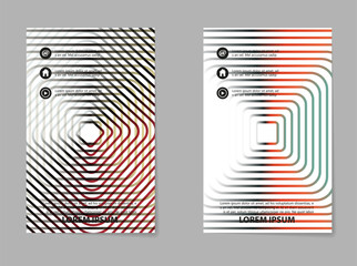 Brochure Layout template, abstract flyer cover design