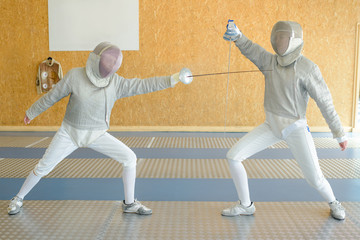 Fototapeta na wymiar score in fencing