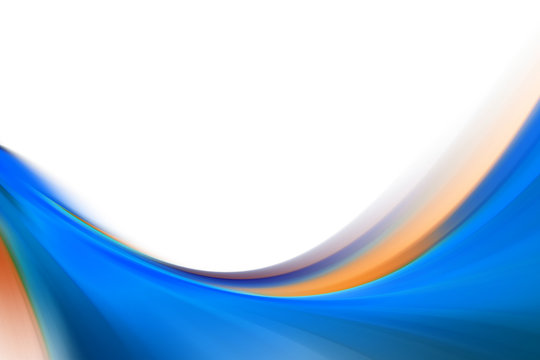 Illustration of a background with a blue wave 