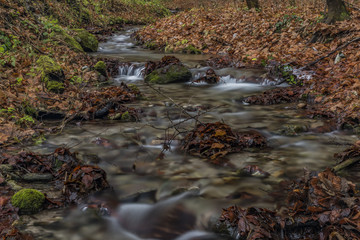 Fototapeta na wymiar Bansky creek near Spania Dolina village
